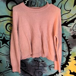 Pink sweater. Medium